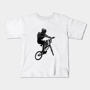 bmx race old school Kids T-Shirt